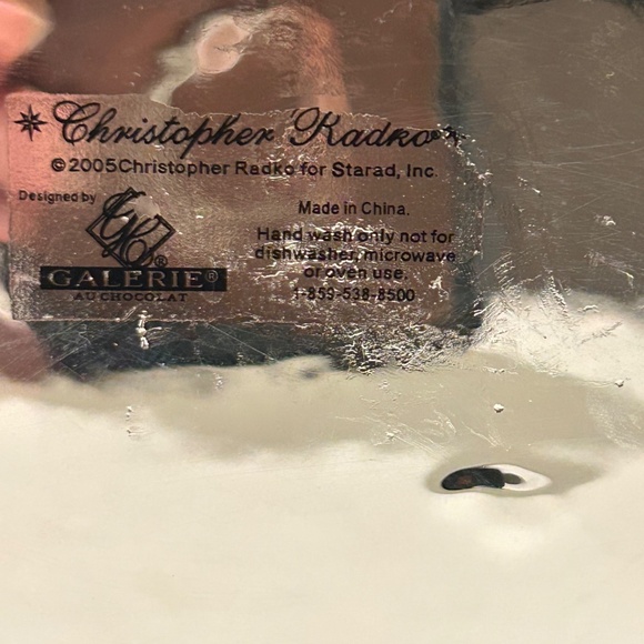 CHRISTOPHER RADKO CANDY JAR SUGAR SHACK 2 - 2005 Retired Candy House Jar - Picture 7 of 8